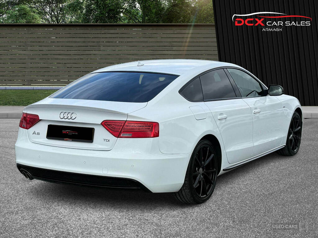 Audi A5 2.0 Tdi 190 Black Edition Plus 5 Seat White #3