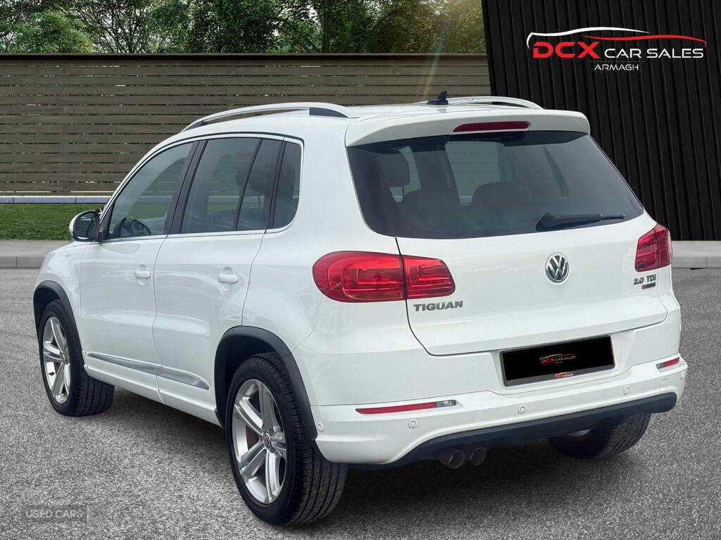 Volkswagen Tiguan 2.0 Tdi Bluemotion Tech R-line Edition 150 White #6