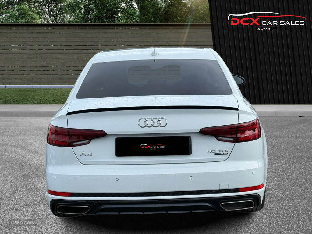 Audi A4 40 Tdi Quattro Black Edition S Tronic White #5