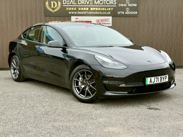 Tesla Model 3 2022 Dual Motor Long Range Saloon A AJ71BYP Black