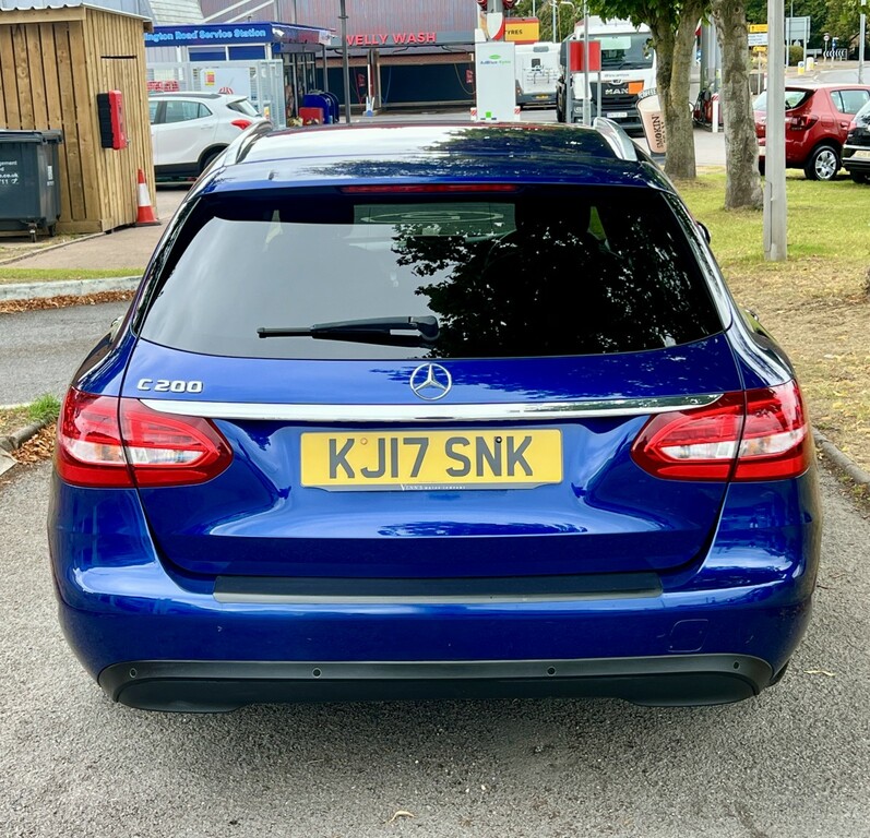 Mercedes-Benz C Class Estate 2.0 C200 Se Executive Edition 201717 KJ17SNK Blue #6