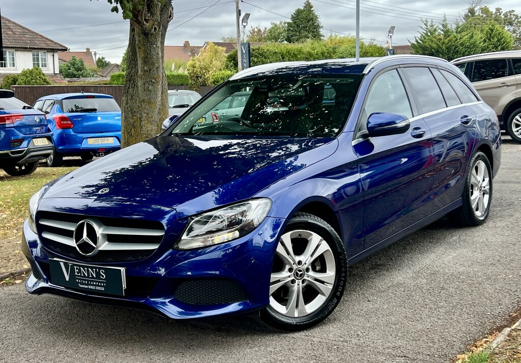 Mercedes-Benz C Class Estate 2.0 C200 Se Executive Edition 201717 KJ17SNK Blue #3