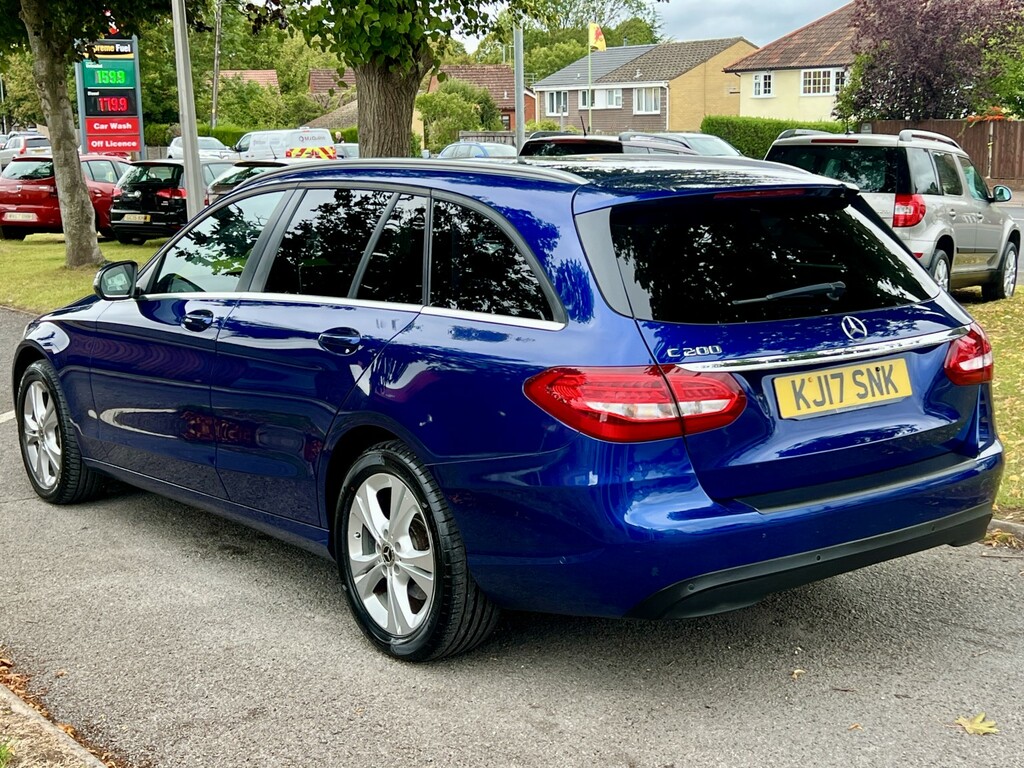 Mercedes-Benz C Class Estate 2.0 C200 Se Executive Edition 201717 KJ17SNK Blue #5
