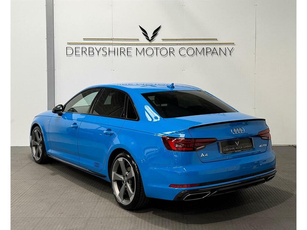 Audi A4 2.0 Tdi 40 Black Edition Saloon S Troni Blue #4