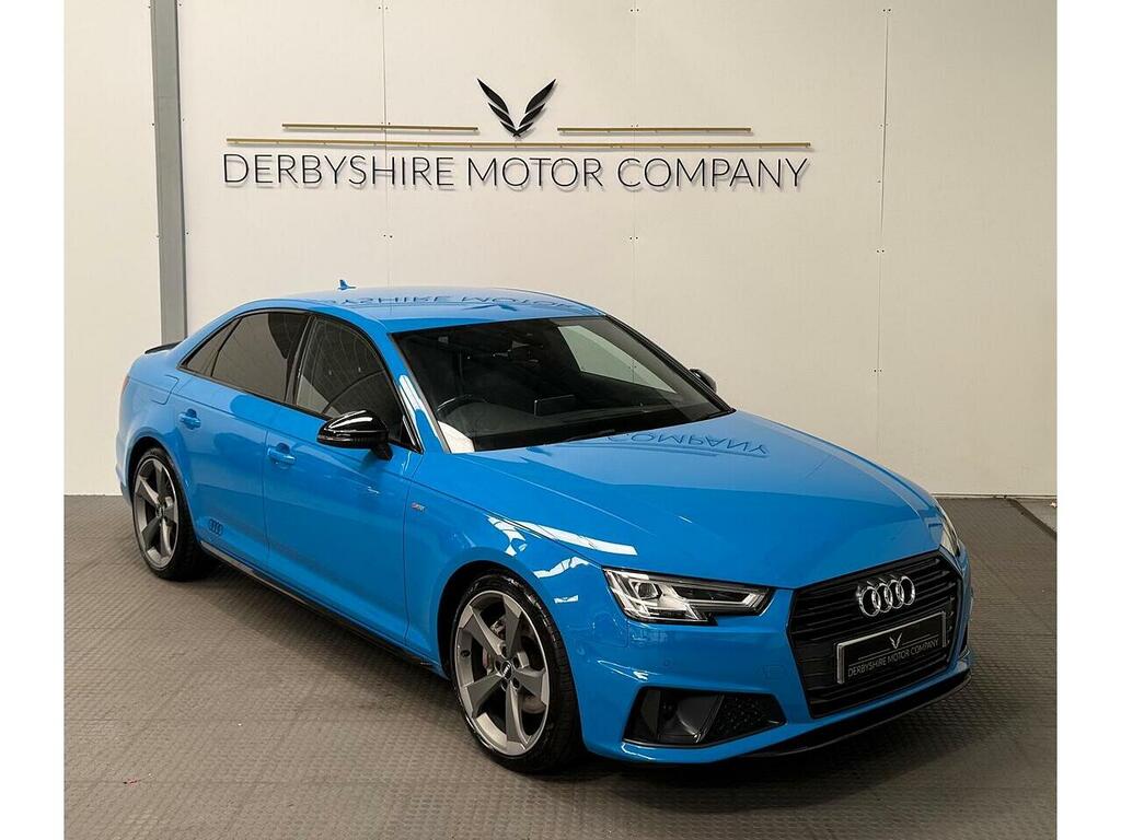 Audi A4 2.0 Tdi 40 Black Edition Saloon S Troni Blue #6