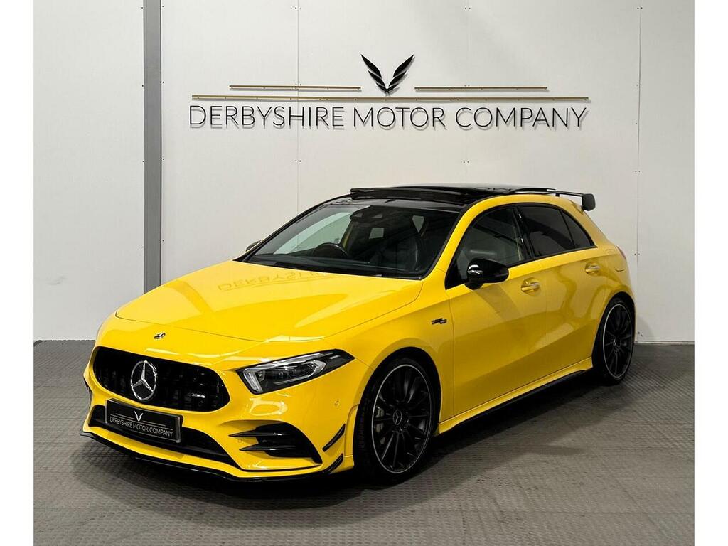 Mercedes-Benz A Class 2.0 A35 Amg Premium Plus Hatchback Sp Yellow #3