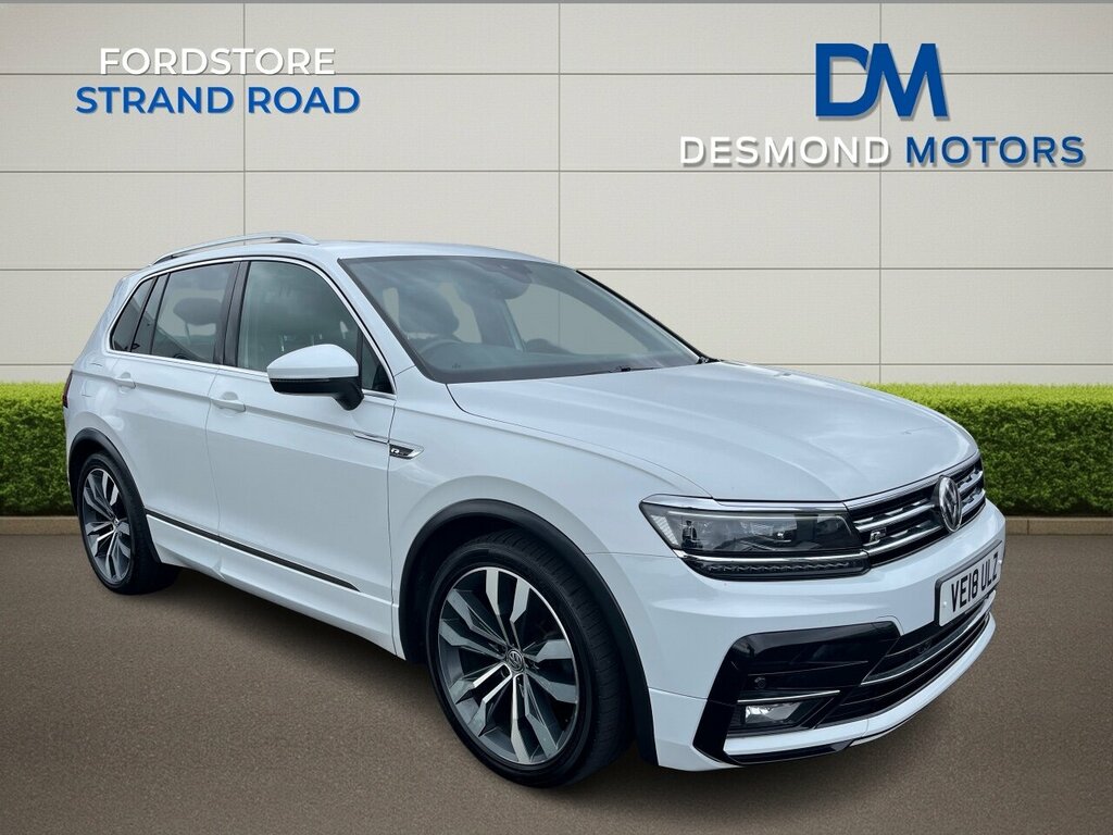 Volkswagen Tiguan R Line Tdi Bmt 4Motn Sa White