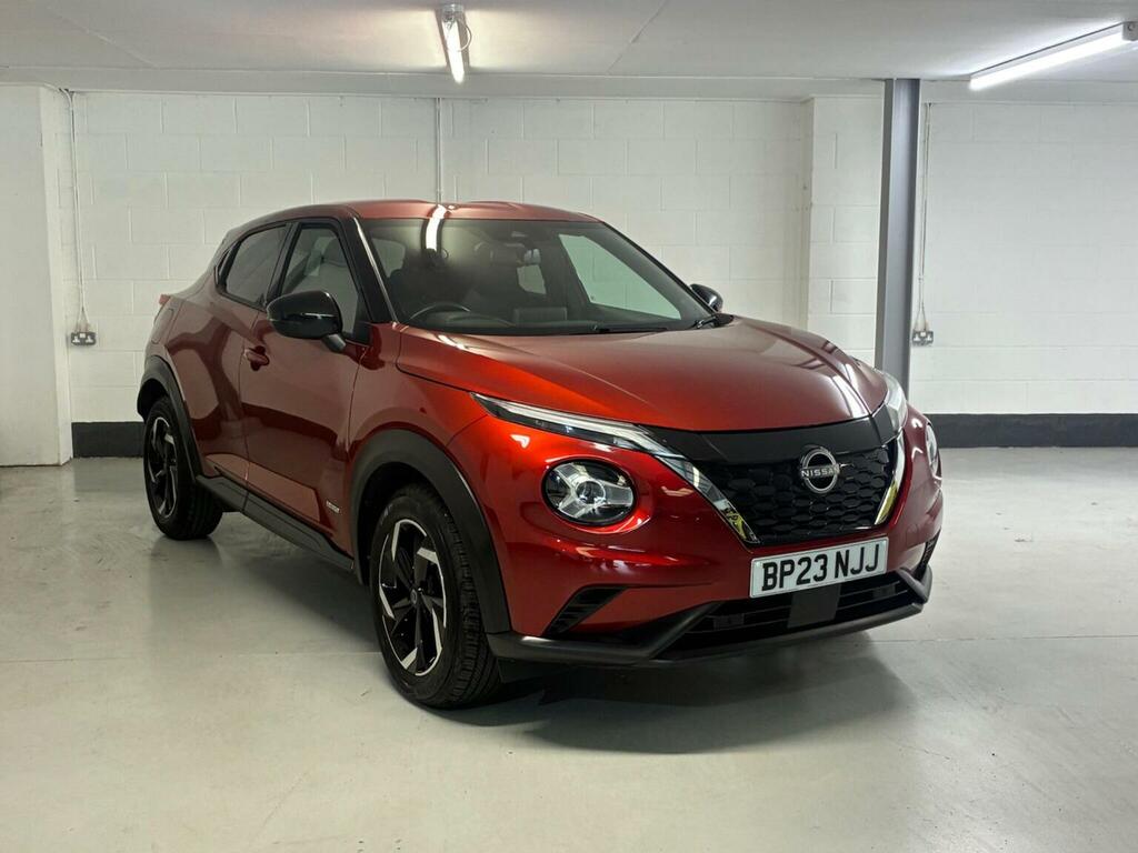 Nissan Juke 1.6 N-connecta Euro 6 Red #4