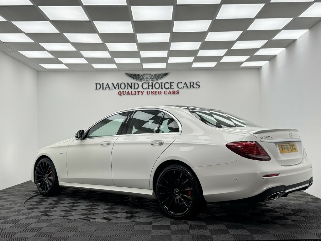 Mercedes-Benz E Class 2.0 E220d Amg Line White #6