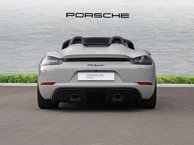 Porsche 718 Spyder Spyder White #56