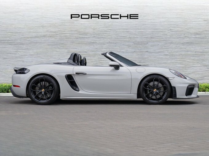 Porsche 718 Spyder Spyder White #55