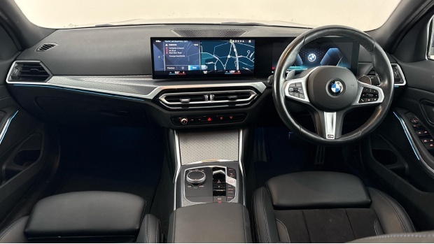 BMW 3 Series 2.0 320I M Sport Euro 6 4-Door Blue #4