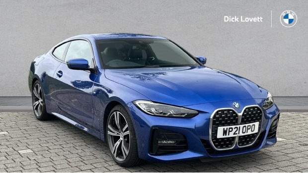 BMW 4 Series 420I M Sport Euro 6 Blue