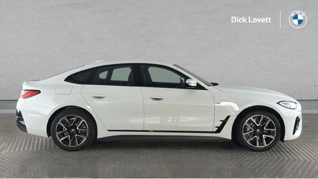 BMW i4 40 83.9Kwh M Sport Gran Coupe Edrive 5-Door White #3