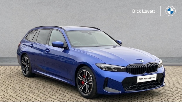 BMW 3 Series 2.0 320I M Sport Touring Euro 6 5-Door Blue