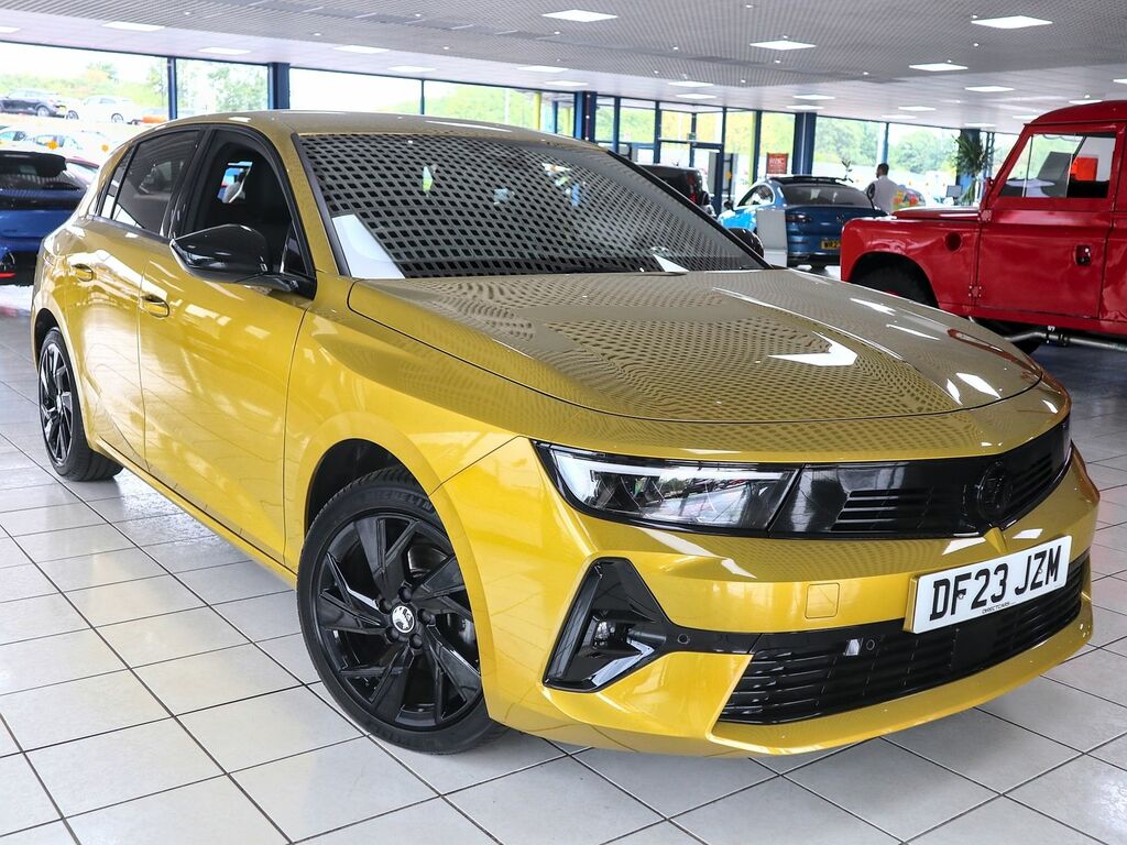 Vauxhall Astra 1.2 Gs Turbo DF23JZM Yellow