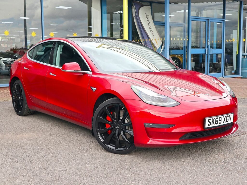 Tesla Model 3 Performance Dual Motor 4Wde 449Bhp Red