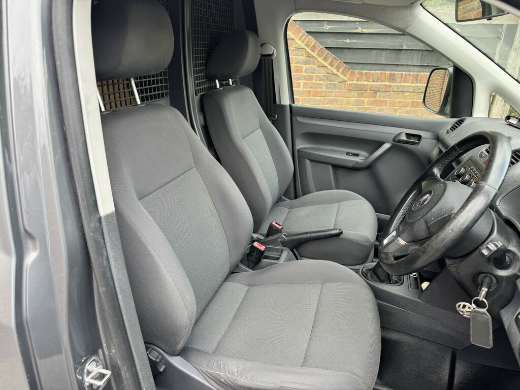 Volkswagen Caddy Panel Van White #9
