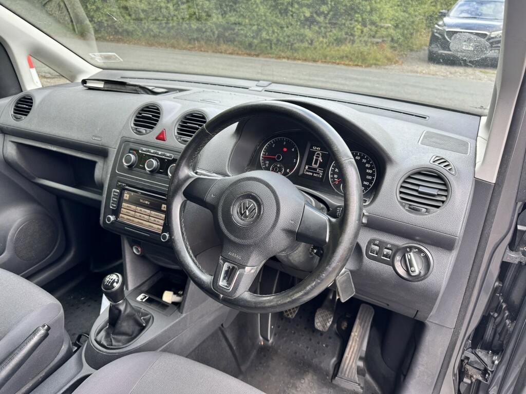Volkswagen Caddy Panel Van White #8