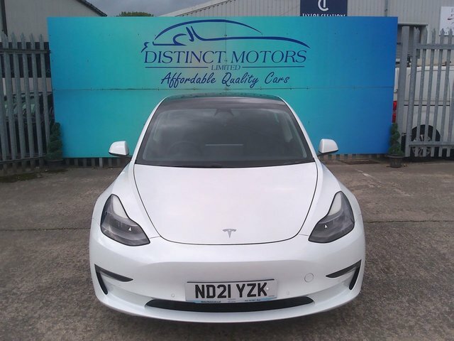 Tesla Model 3 Motor Long Range Saloon White #2