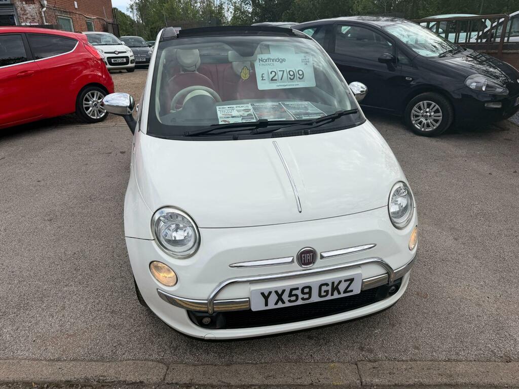 Fiat 500C Lounge White #3