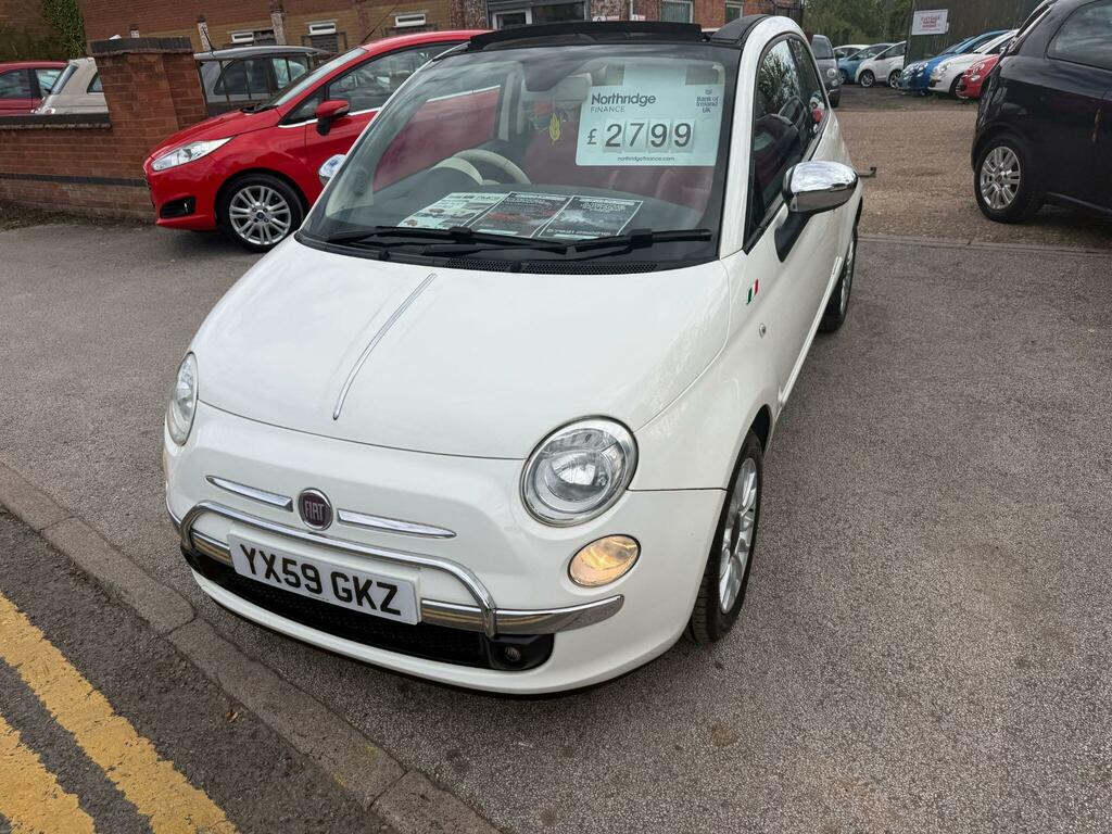 Fiat 500C Lounge White #5