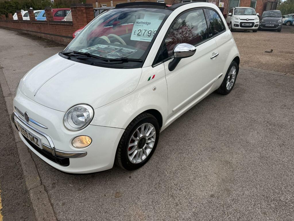 Fiat 500C Lounge White #6