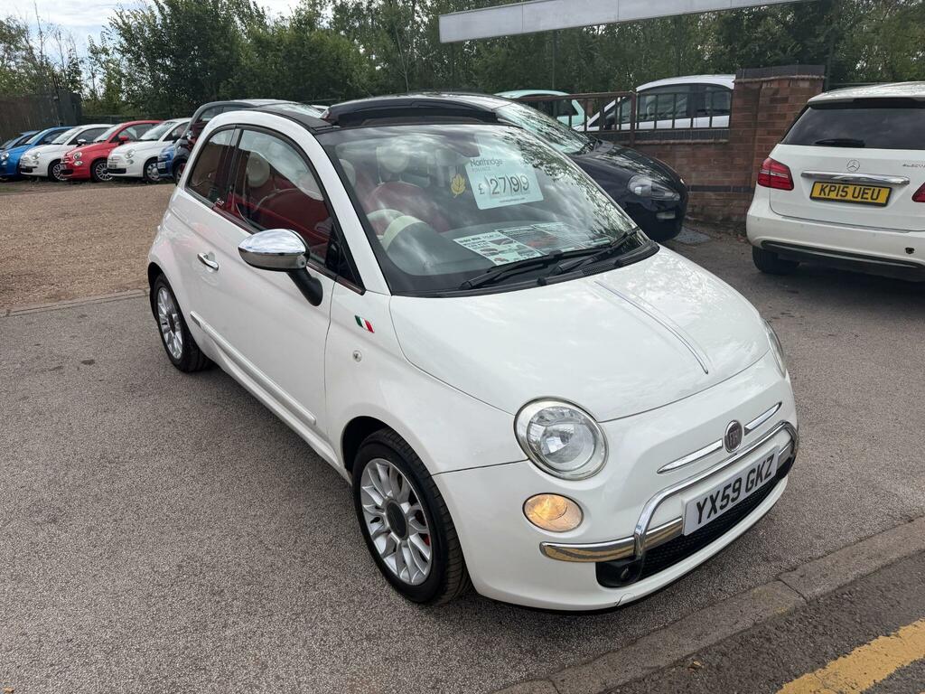 Fiat 500C Lounge White