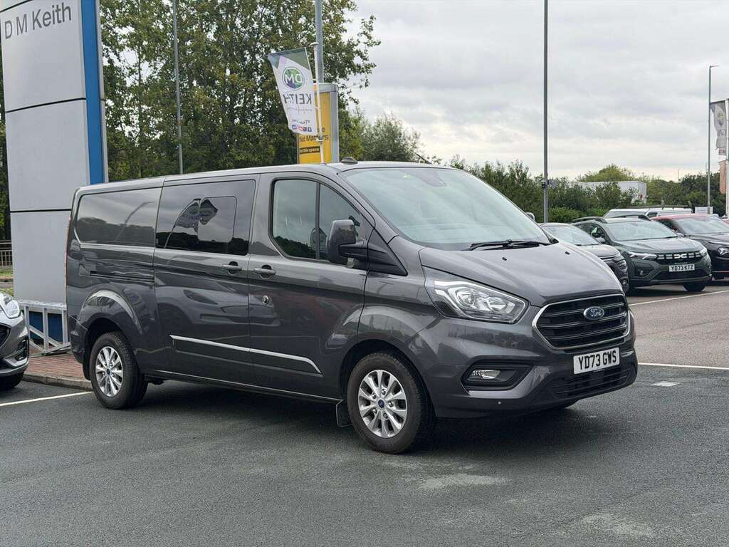 Ford Transit Custom 2.0 Ecoblue 130Ps Low Roof Dcab Limited Van YD73GWS Grey #3