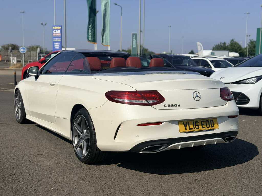 Mercedes-Benz C Class C220d Amg Line Premium Plus White #3