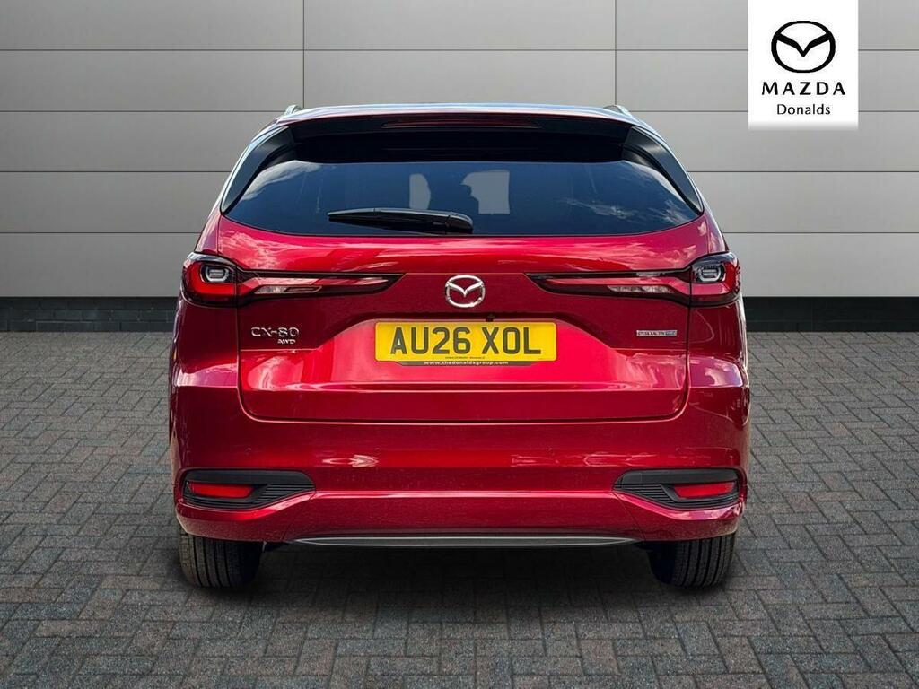 Mazda CX-80 2.5 E-skyactiv 17.8Kwh Homura Plus Suv Red #4