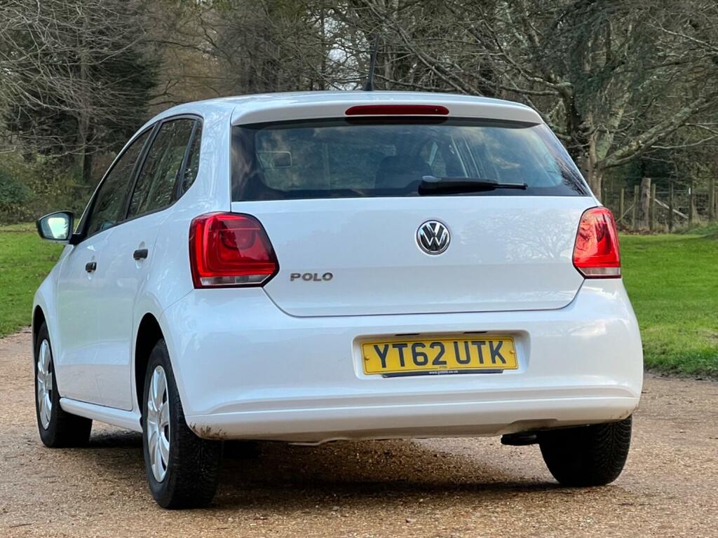 Volkswagen Polo Hatchback 1.2 S 2012 YT62UTK White #6