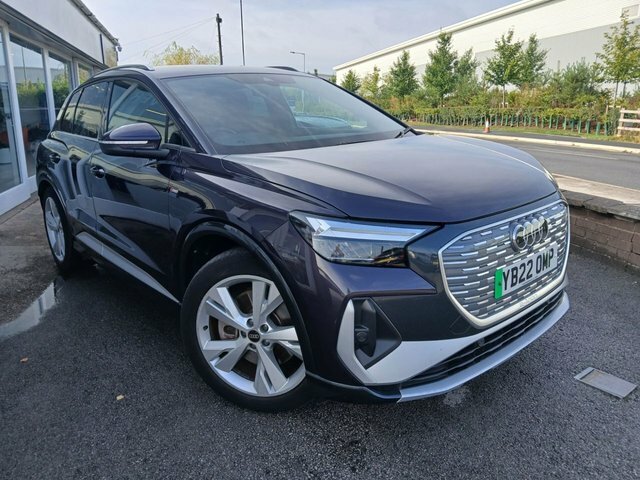 Audi Q4 E Tron 40 S Line Suv 82Kwh 204 Ps YB22OMP Purple #2