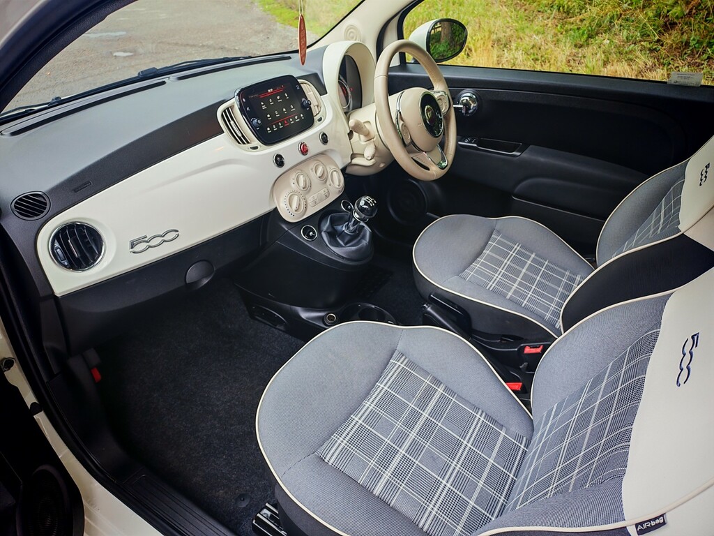 Fiat 500  Blue #14