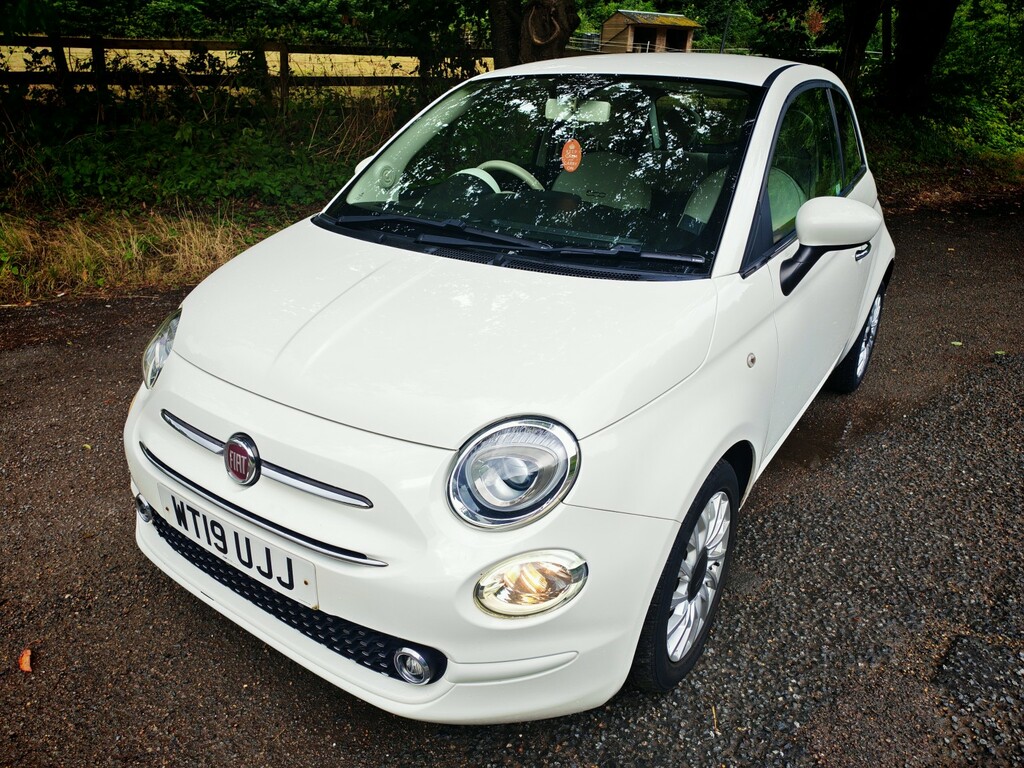 Fiat 500 1.2 1.2 69Hp Lounge White