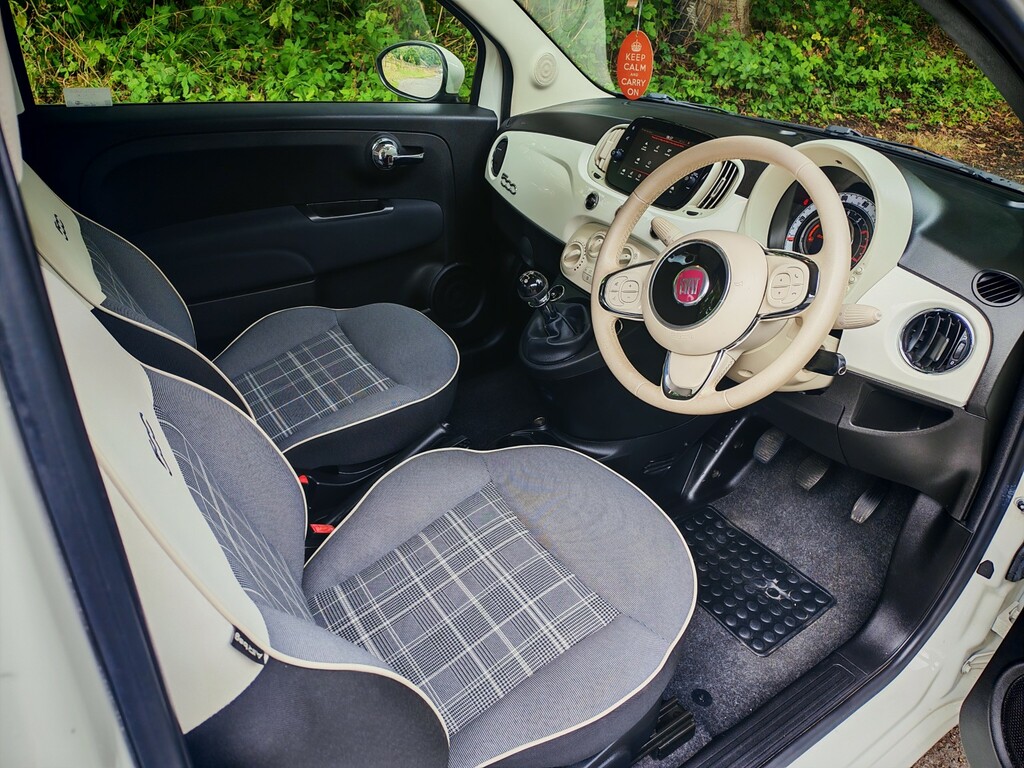 Fiat 500 1.2 1.2 69Hp Lounge White #4
