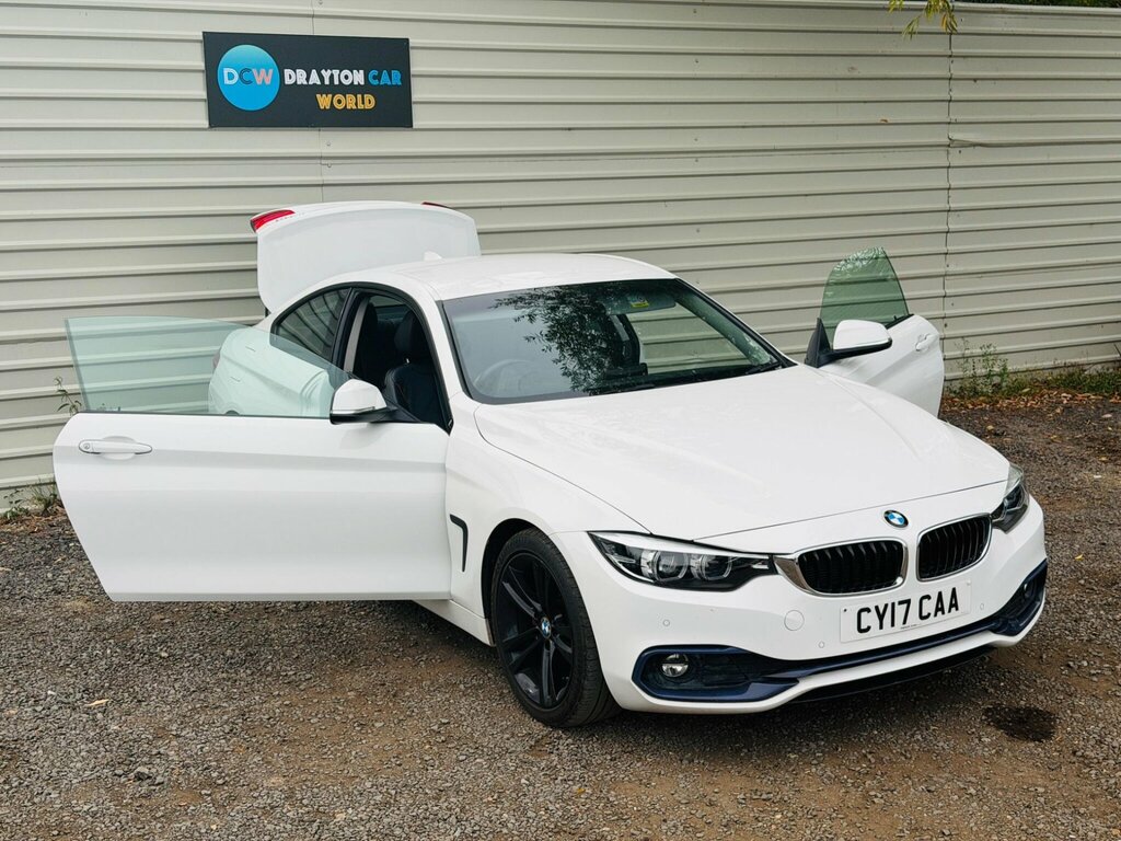 BMW 4 Series 420D M Sport White #11