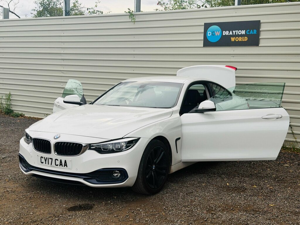 BMW 4 Series 420D M Sport White #13