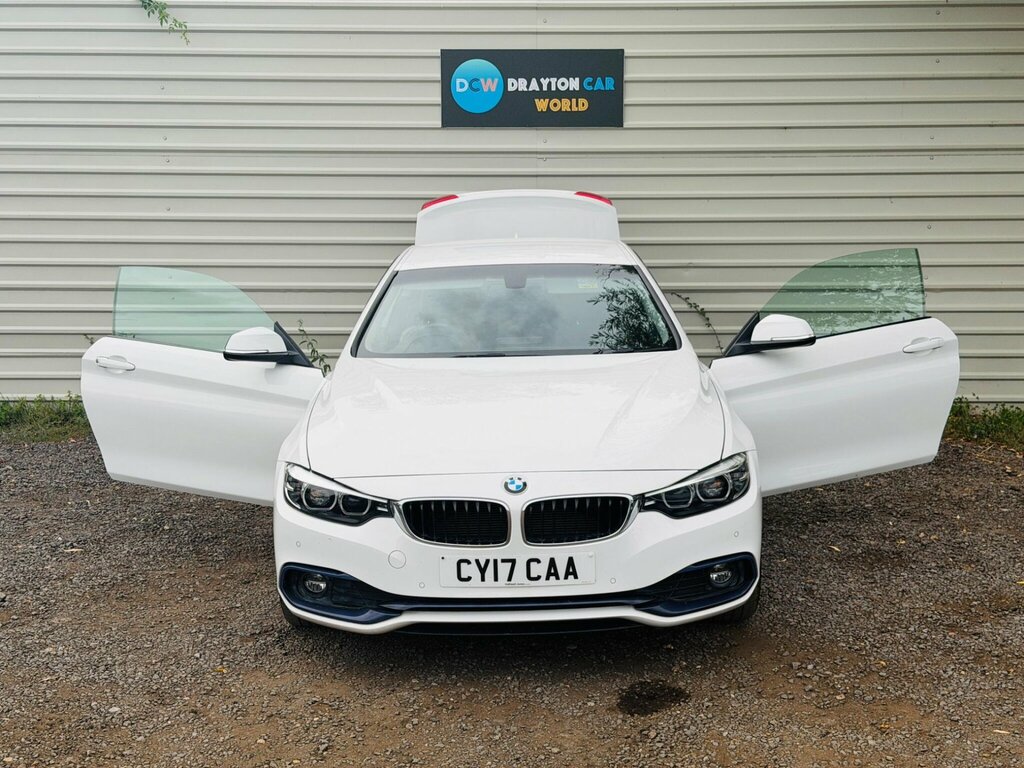 BMW 4 Series 420D M Sport White #12
