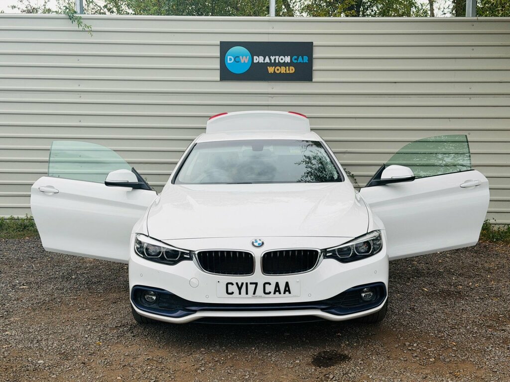 BMW 4 Series 420D M Sport White #9