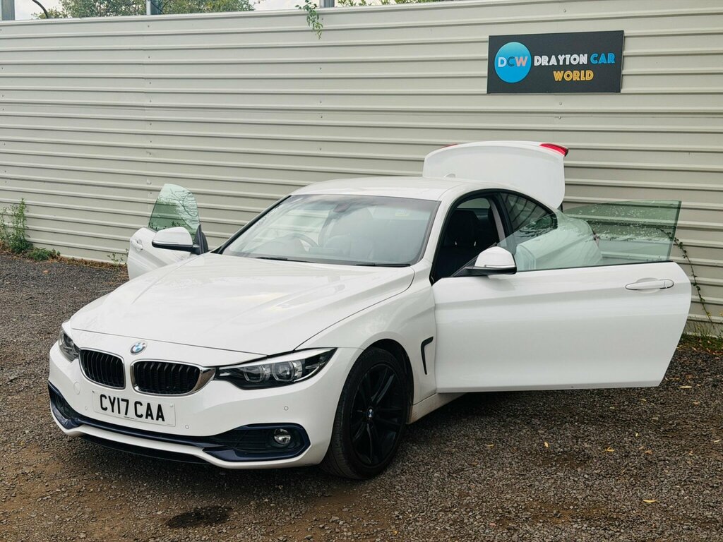 BMW 4 Series 420D M Sport White #14