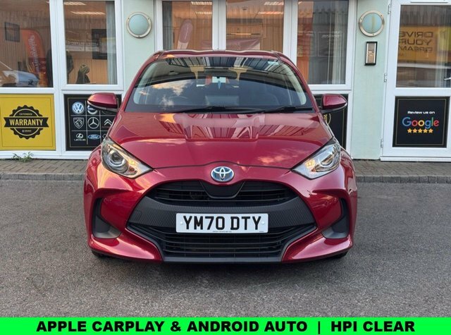 Toyota Yaris 1.5 Vvt-h Icon Hatchback Hybrid E-cvt E Red #2
