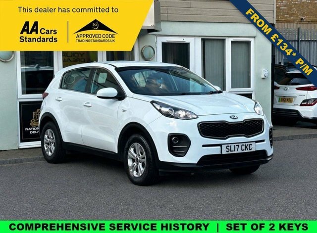 Kia Sportage 1.7 Crdi 1 Suv Euro 6 Ss 114 White