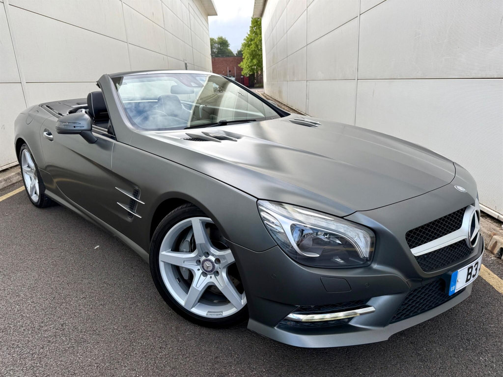 Mercedes-Benz SL Class 3.5 Sl350 V6 Blueefficiency Convertible Grey