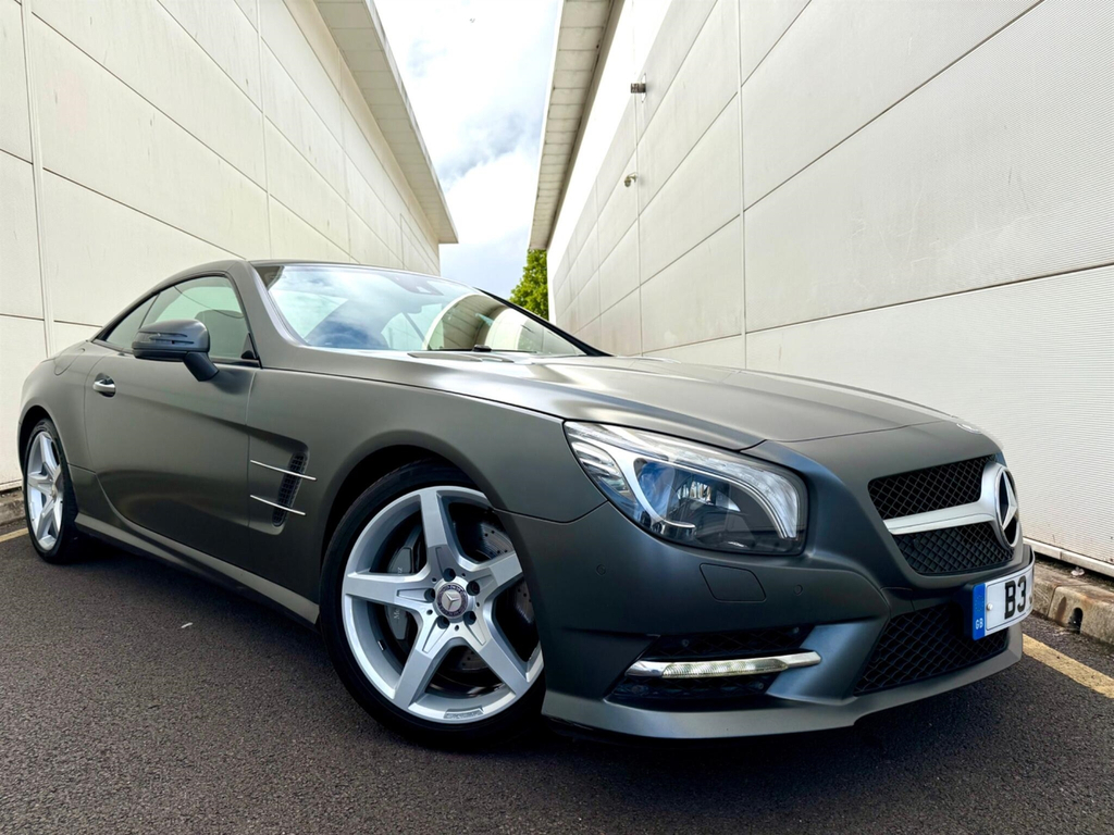 Mercedes-Benz SL Class 3.5 Sl350 V6 Blueefficiency Convertible Grey #4