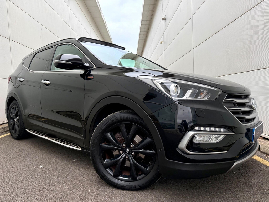 Hyundai Santa Fe 2.2 Crdi Blue Drive Wiggins Edition Suv Black #5