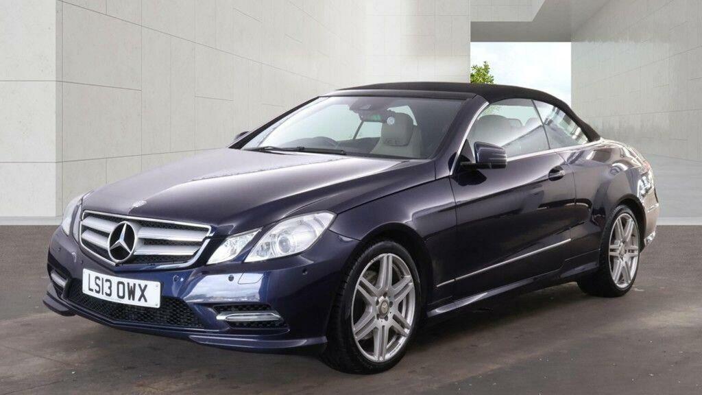 Mercedes-Benz E Class 2.1 E220 Cdi Blueefficiency Sport Cabriolet G-tron Blue #2