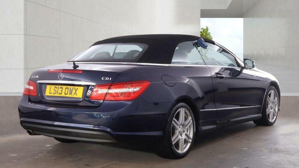 Mercedes-Benz E Class 2.1 E220 Cdi Blueefficiency Sport Cabriolet G-tron Blue #4