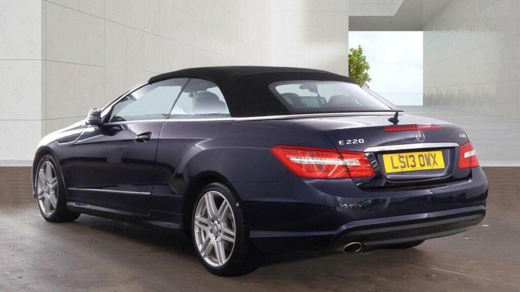Mercedes-Benz E Class 2.1 E220 Cdi Blueefficiency Sport Cabriolet G-tron Blue #3