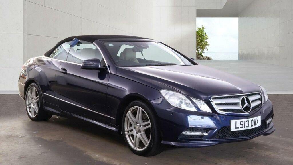 Mercedes-Benz E Class 2.1 E220 Cdi Blueefficiency Sport Cabriolet G-tron Blue